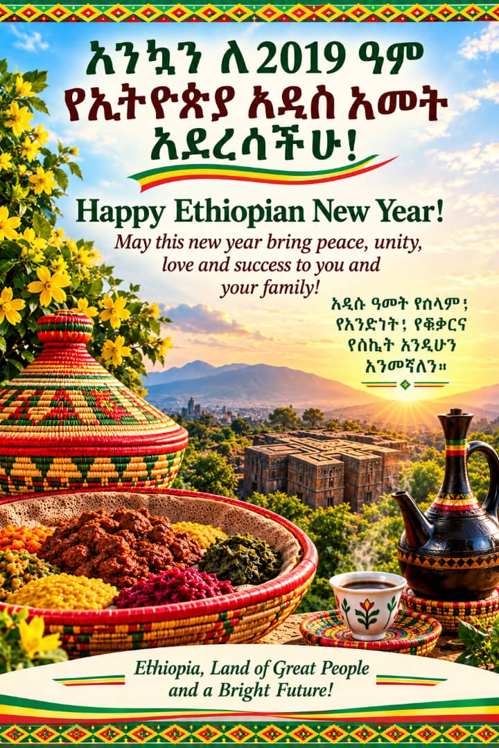 እንቁጣጣሽ! መልካም አዲስ አመት